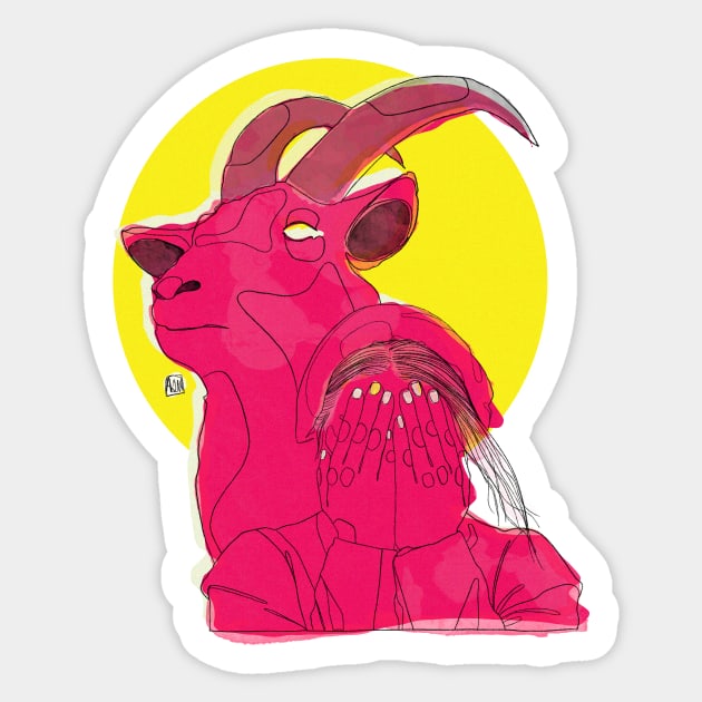 Wouldst thou like to live deliciously? Sticker by annijyn